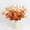 3pcs Artificial Eucalyptus Stems Fall Decorations with Fall Eucalyptus Leaves Autumn Decorations for Office and Home Artificial Plants for Floral Arra