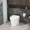 One Piece Smart Toilet With Built-in Bidet, Bidet Toilet With Heated Seat Warm Wash, Elongated Bidet Toilet With Self-Clean, Auto Sensor Flush