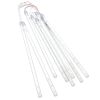 Meteor Lights 8 pcs 1 ft Warm White 192 LEDs Indoor Outdoor