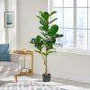 59 Inch Artificial Fiddle Leaf Fig Tree