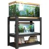 40-50 Gallon Fish Tank Stand - Metal Aquarium Stand, 31.5 "L x 18 "W x 34"H Adjustable Heavy Duty Reptile Tank Stand