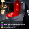 Colorful Toilet Bowl Lights Motion Sensor LED Toilet Nightlight Bathroom Closestool Lights