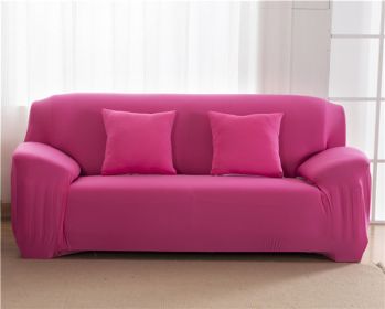 Solid Corner Sofa Covers Couch Slipcovers Elastica Material Sofa Skin Protector Cover Sofa Armchair (Option: 7-Two seat)