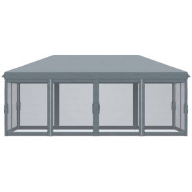 Large Pop-up Canopy Tent With Mesh (Option: Gray)