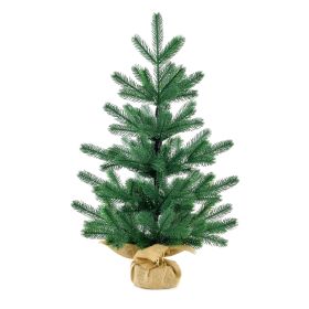 Artificial Xmas Tree 50cm Exquisite Simulation Decorative Xmas Tree Household Holiday Decorations (Option: B-Green)