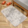 1pc, Tie-Dyed Shaggy Plush Area Rug for Bedroom, Living Room, and Nursery - Soft, Fluffy, Non-Slip, and Washable - Perfect for Kids, Girls