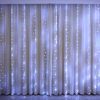 300 LED Curtain Lights, Twinkle Fairy Lights for Wedding, Christmas and Home Decor