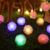 10/20/40 Christmas LEDs Snow Pompon Fairy Dandelion String Lights For Party