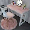 1pc Soft Plush Fur Rugs, Soft Fluffy Area Rug, Modern Faux Fur Rug, Fluffy Rug For Bedroom, White Rugs For Living Room, Carpet For Rooms