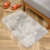 1pc, Tie-Dyed Shaggy Plush Area Rug for Bedroom, Living Room, and Nursery - Soft, Fluffy, Non-Slip, and Washable - Perfect for Kids, Girls