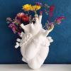 Vase In The Shape Of Human Heart; Home Decoration; Desktop Art Craft Ornament; Exquisite And High-end Indoor Vase; Organ Design Flower Container